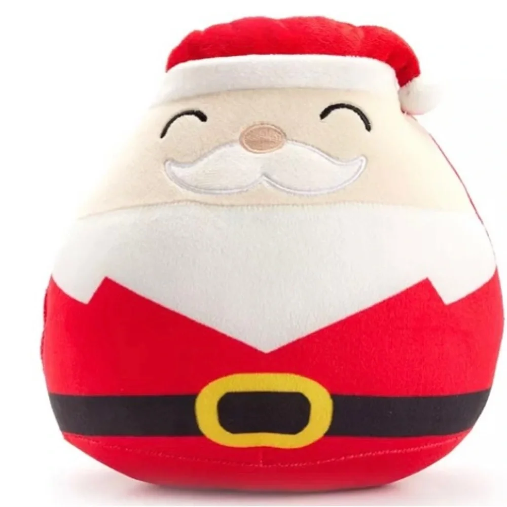 NWT Adorable Christmas Holiday Santa 🎅🏻 Smushie Pillow w/ Hat & Belt